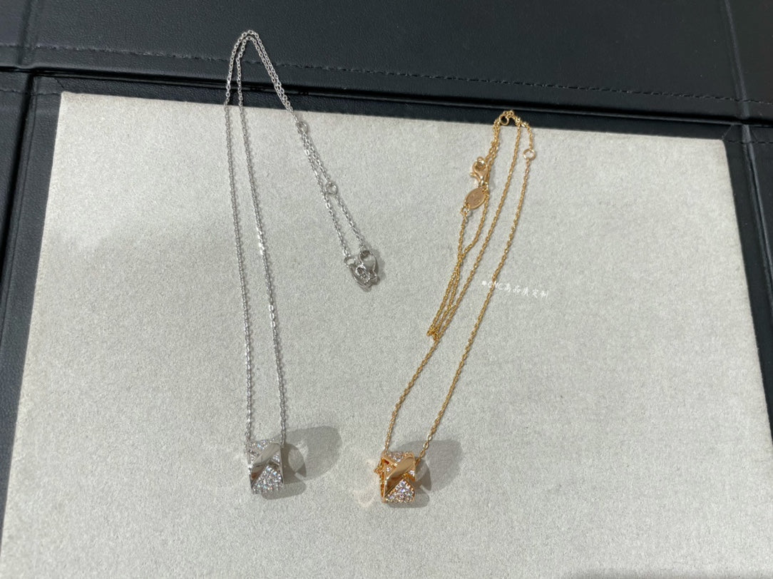 [Radiant Gem]¯LIENS EVIDENCE DIAMOND PAVED NECKLACE
