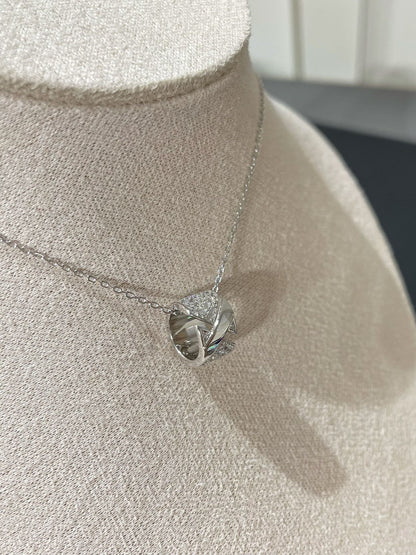 [Radiant Gem]¯LIENS EVIDENCE DIAMOND PAVED NECKLACE