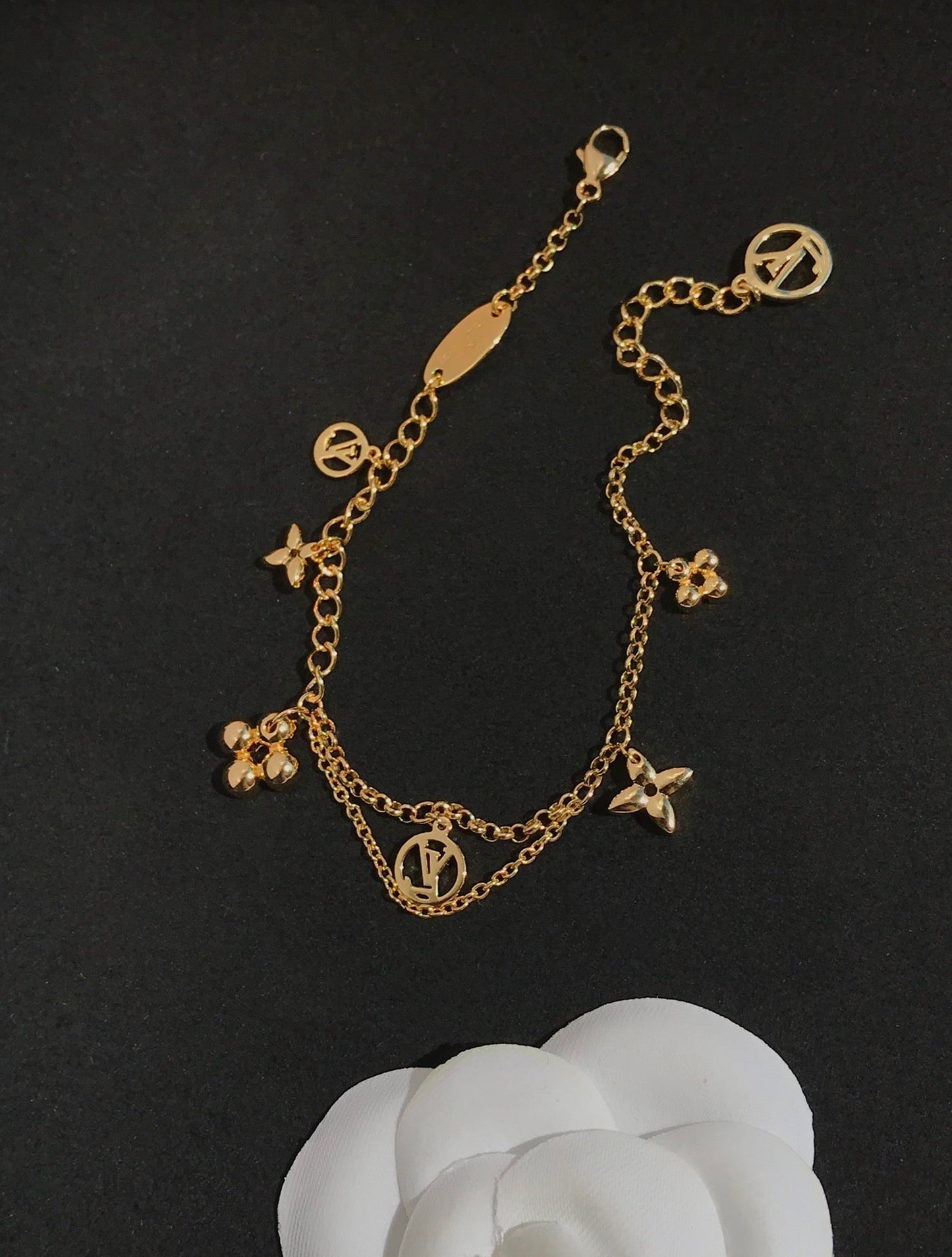 [Radiant Gem]¯BLOOMING PINK GOLD MOP BRACELET
