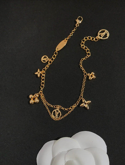 [Radiant Gem]¯BLOOMING PINK GOLD MOP BRACELET