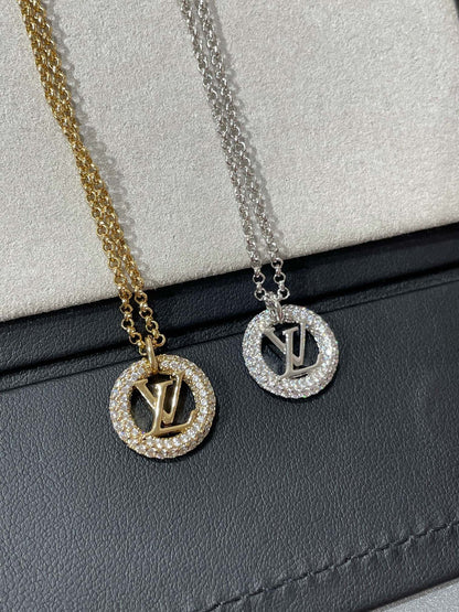 [Radiant Gem]¯BY NIGHT DIAMOND PAVED NECKLACE