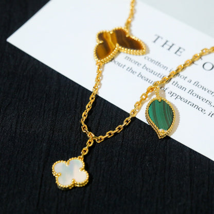 [Radiant Gem]¯LUCKY SPRING 5 MOTIF GOLD BRACELET