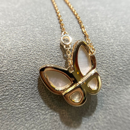 [Radiant Gem]¯BUTTERFLY MOP DIAMOND NECKLACE