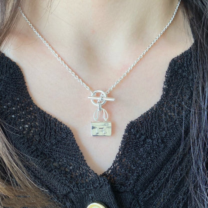 [Radiant Gem]¯CONSTANCE PEDANT SILVER NECKLACE
