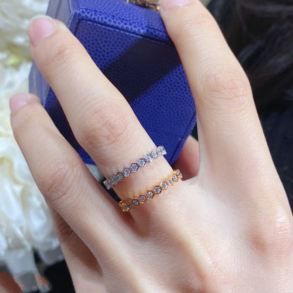 [Radiant Gem]¯BEE LOVE DIAMOND PAVED SMALL RING
