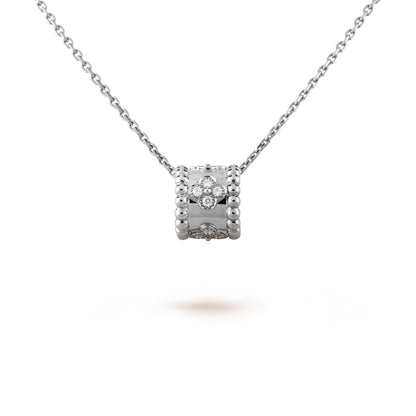 [Radiant Gem]¯PERLEE PEDANT SIVLER DIAMOND NECKLACE