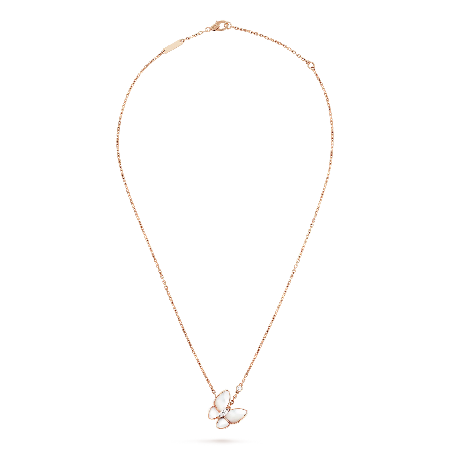 [Radiant Gem]¯BUTTERFLY MOP DIAMOND NECKLACE