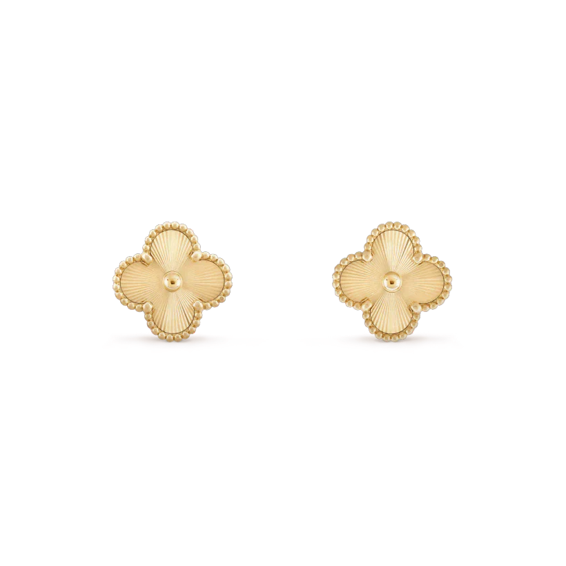 [Radiant Gem]¯CLOVER MINI 9.5MM LASER EARRINGS