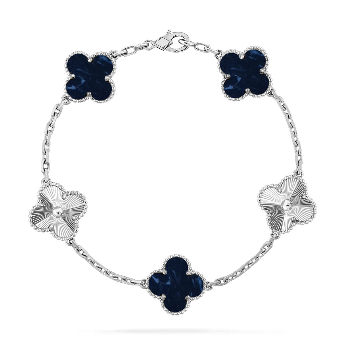 [Radiant Gem]New CLOVER 5 MOTIF PIETERSITE BRACELET COLLECTION