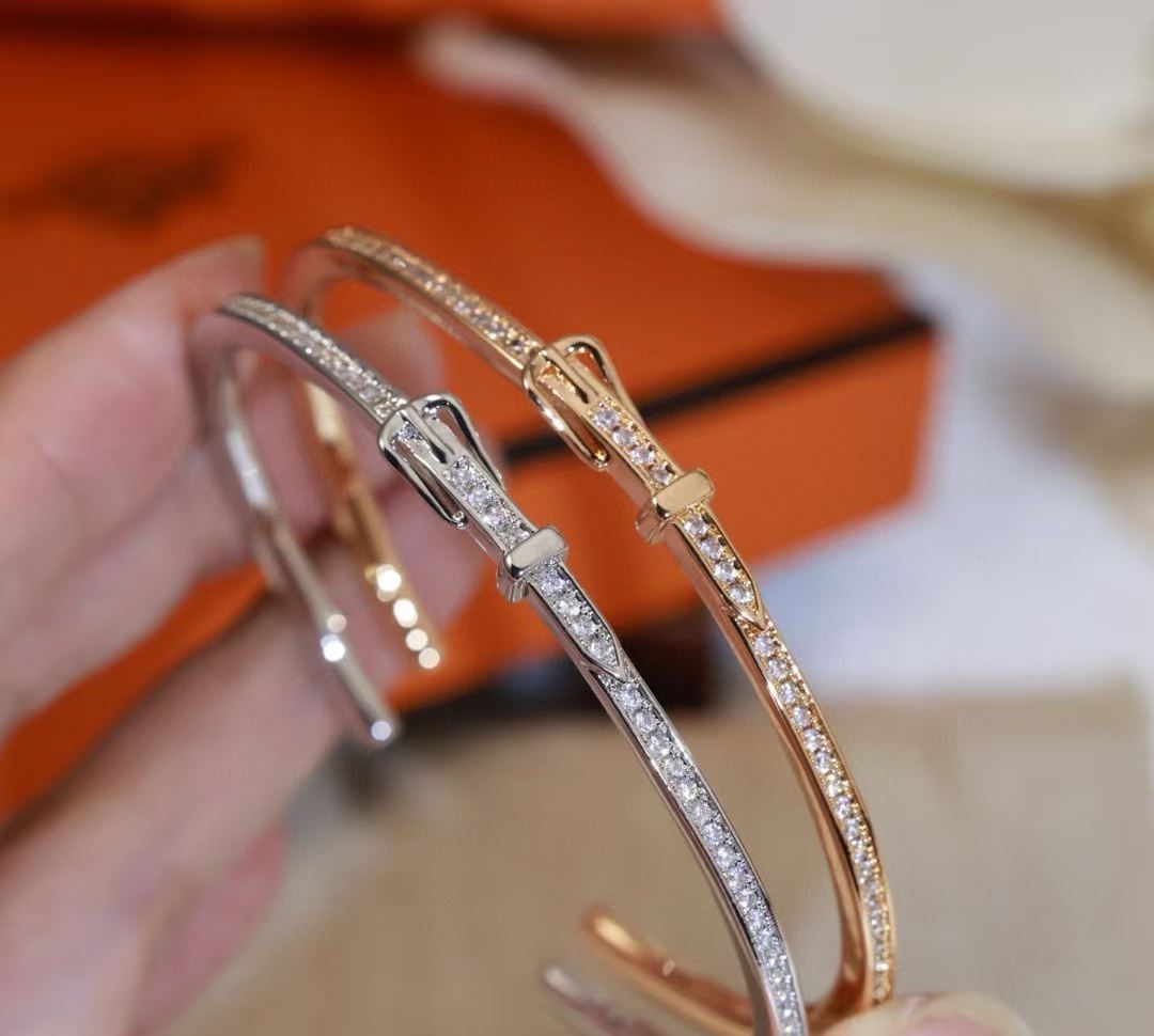 [Glow Jewelry] DIAMOND-ENCRUSTED BRACELET THREE COLORS