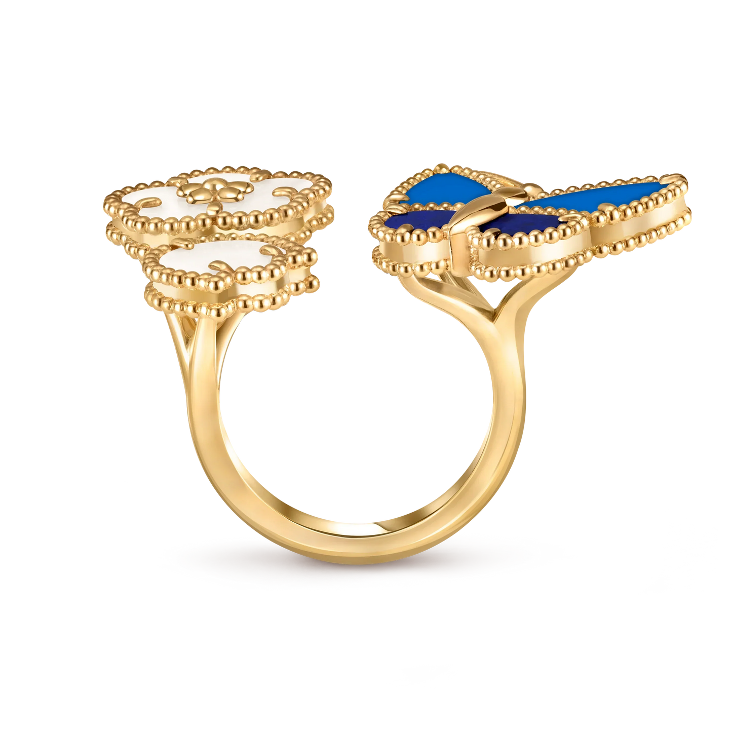 [Radiant Gem] 2026 NEW MODEL SPRING LUCKY 3 MOTIF GOLD RING