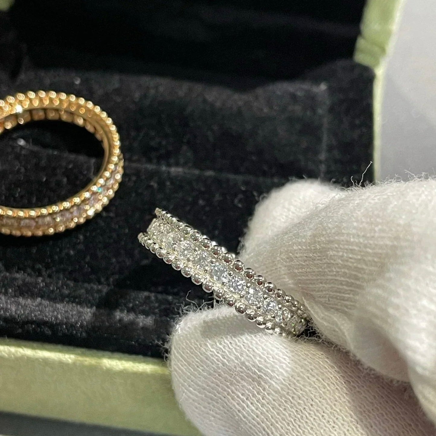 [Radiant Gem]¯PERLEE DIAMOND ROSE GOLD RING