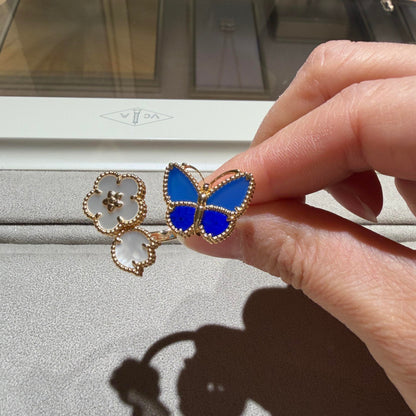 [Radiant Gem] 2026 NEW MODEL SPRING LUCKY 3 MOTIF GOLD RING