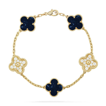 [Radiant Gem]New CLOVER 5 MOTIF PIETERSITE BRACELET COLLECTION
