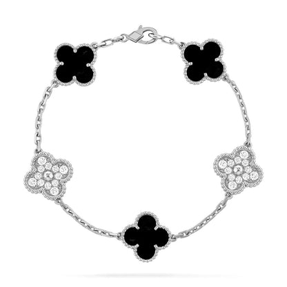 [Radiant Gem]New CLOVER 5 MOTIF ONYXS BRACELET COLLECTION