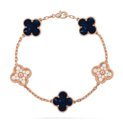 [Radiant Gem]New CLOVER 5 MOTIF PIETERSITE BRACELET COLLECTION