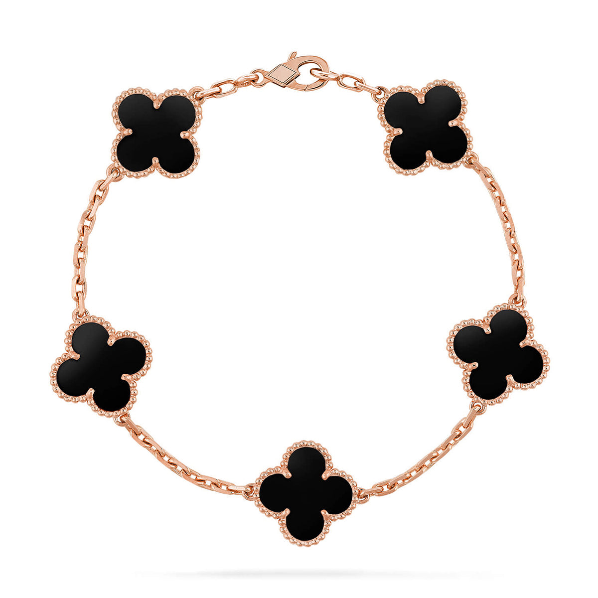 [Radiant Gem]New CLOVER 5 MOTIF ONYXS BRACELET COLLECTION