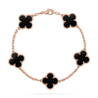 [Radiant Gem]New CLOVER 5 MOTIF ONYXS BRACELET COLLECTION