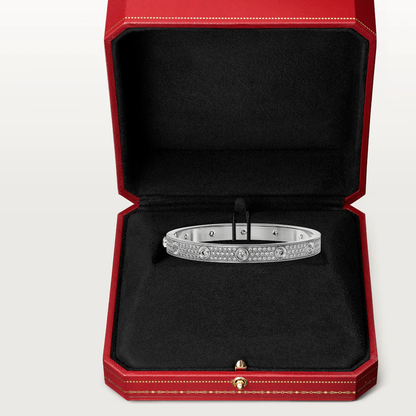 [Radiant Gem]¯LOVE BRACELET 6.1MM DIAMOND-PAVED 10 BIG DIAMONDS