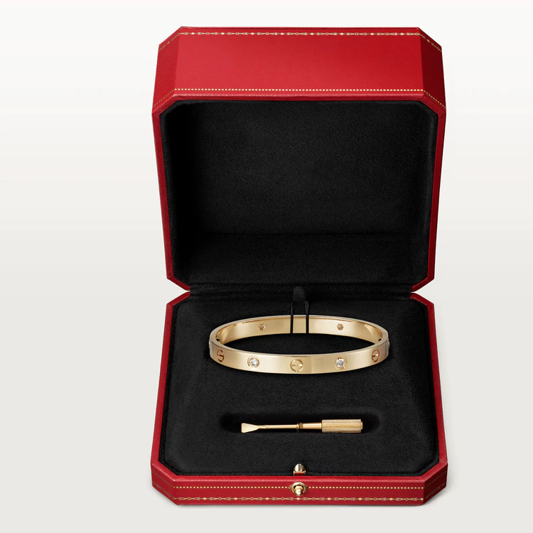 [Radiant Gem]¯LOVE BRACELET 6.1MM 4 DIAMONDS