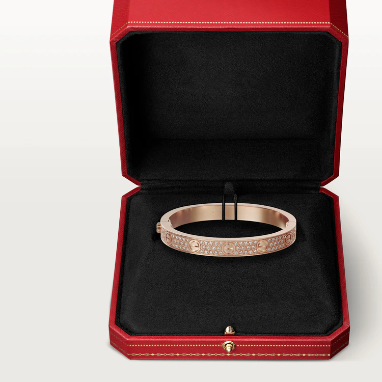 [Radiant Gem]¯LOVE BRACELET 6.1MM DIAMOND-PAVED