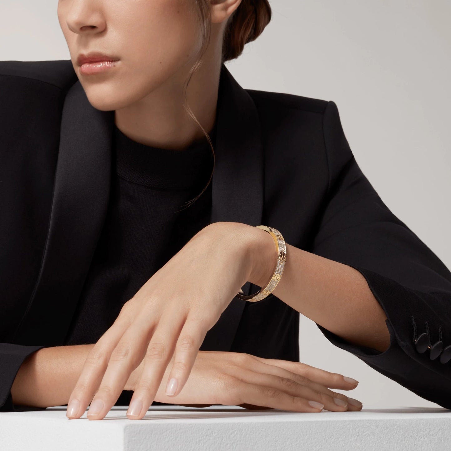 [Radiant Gem]¯LOVE BRACELET 6.1MM DIAMOND-PAVED