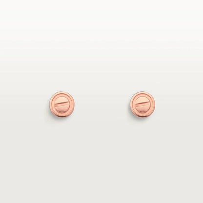 [Radiant Gem]¯LOVE EARRINGS PINK GOLD 10MM