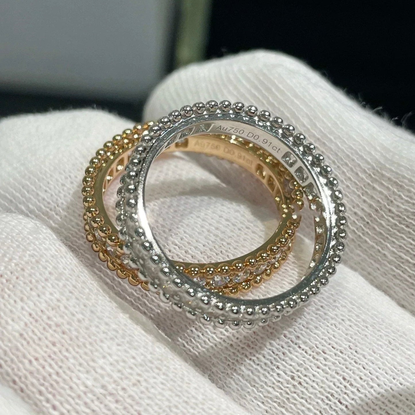 [Radiant Gem]¯PERLEE DIAMOND ROSE GOLD RING