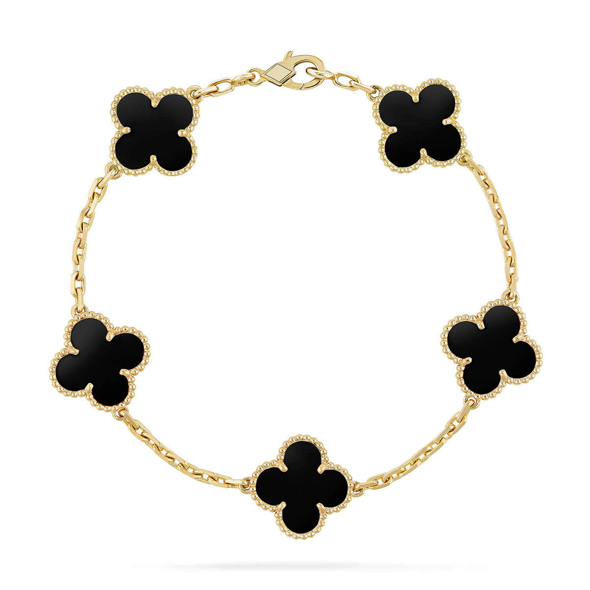 [Radiant Gem]New CLOVER 5 MOTIF ONYXS BRACELET COLLECTION