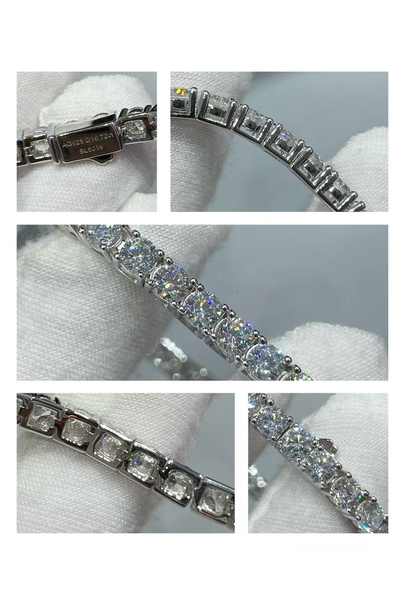 [[Radiant Gem]¯]TENNIS BRACELET WITH FULL DIAMOND SETTING