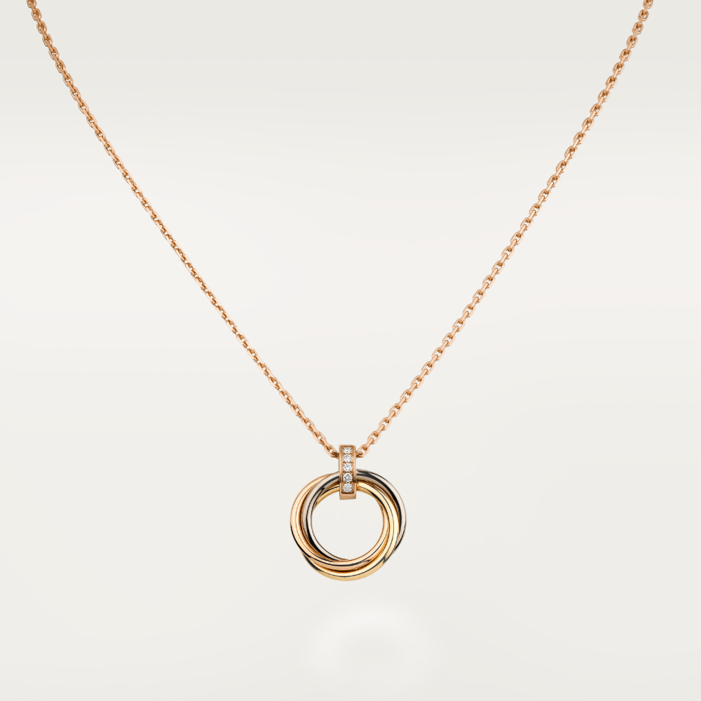 [Radiant Gem]¯TRINITY NECKLACE GOLD  DIAMONDS