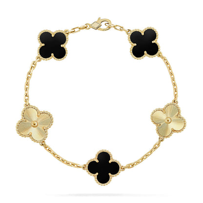 [Radiant Gem]New CLOVER 5 MOTIF ONYXS BRACELET COLLECTION