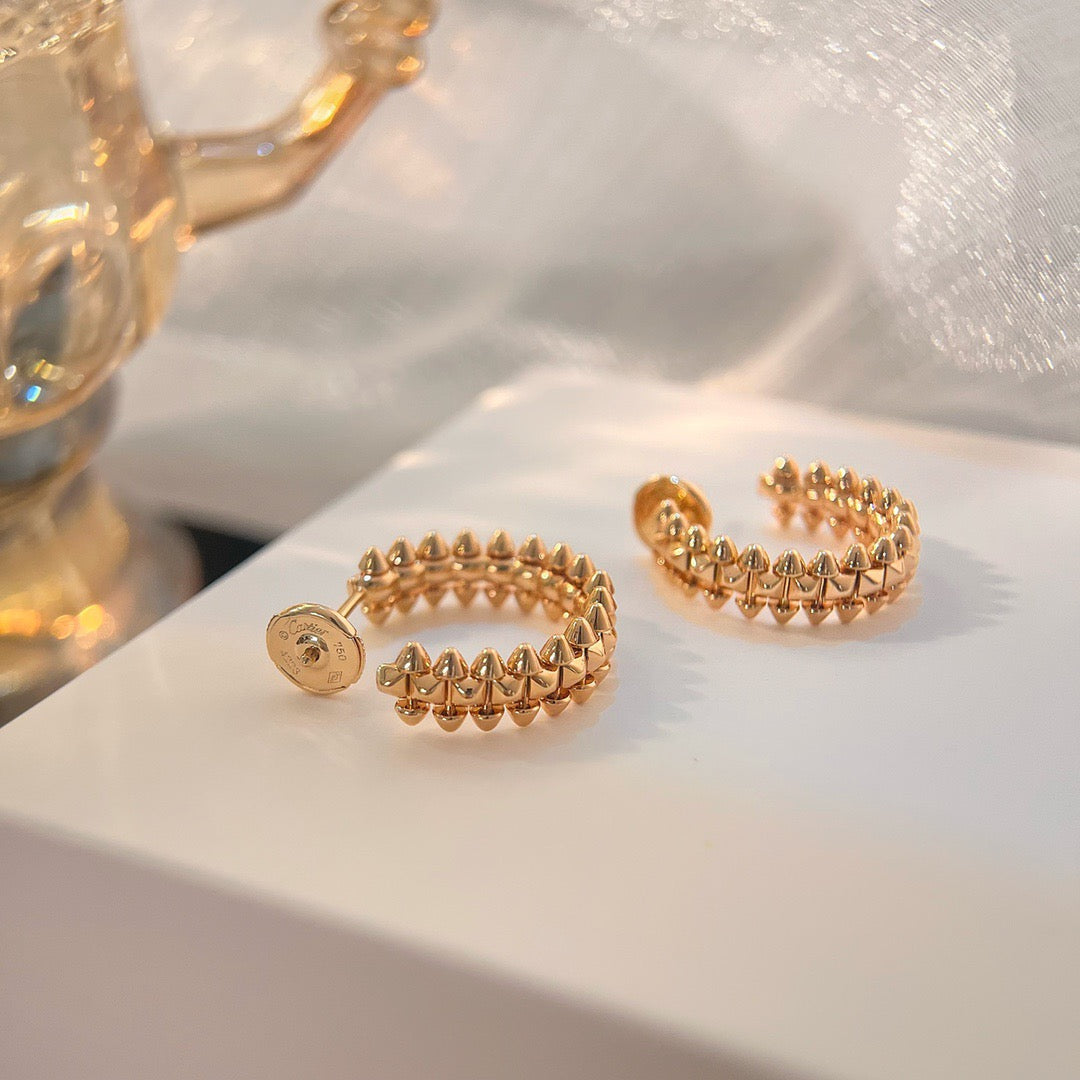 [Radiant Gem]¯CLASH SMALL HOOP EARRINGS