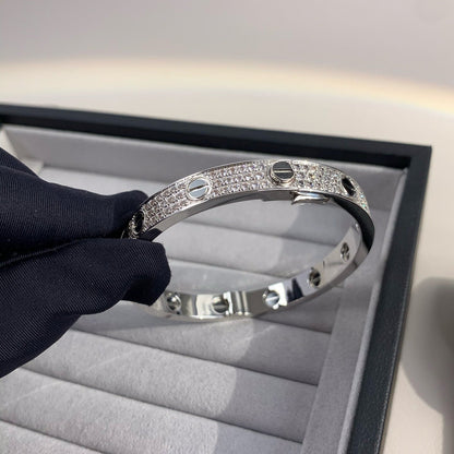 [Radiant Gem]¯LOVE BRACELET 6.1MM DIAMOND-PAVED CERAMIC