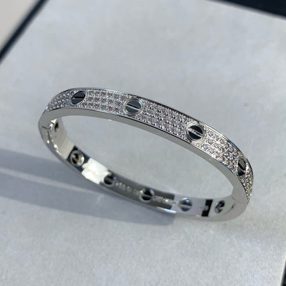 [Radiant Gem]¯LOVE BRACELET 6.1MM DIAMOND-PAVED CERAMIC