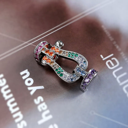 [Radiant Gem]¯FORCE LARGE HORSESHOE CLASP  METAL BRACELET