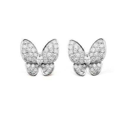 [Radiant Gem]¯BUTTERFLY ALL DIAMOND EARRINGS