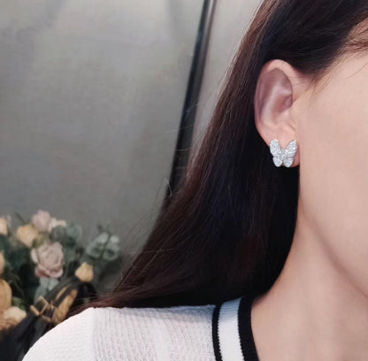 [Radiant Gem]¯BUTTERFLY ALL DIAMOND EARRINGS