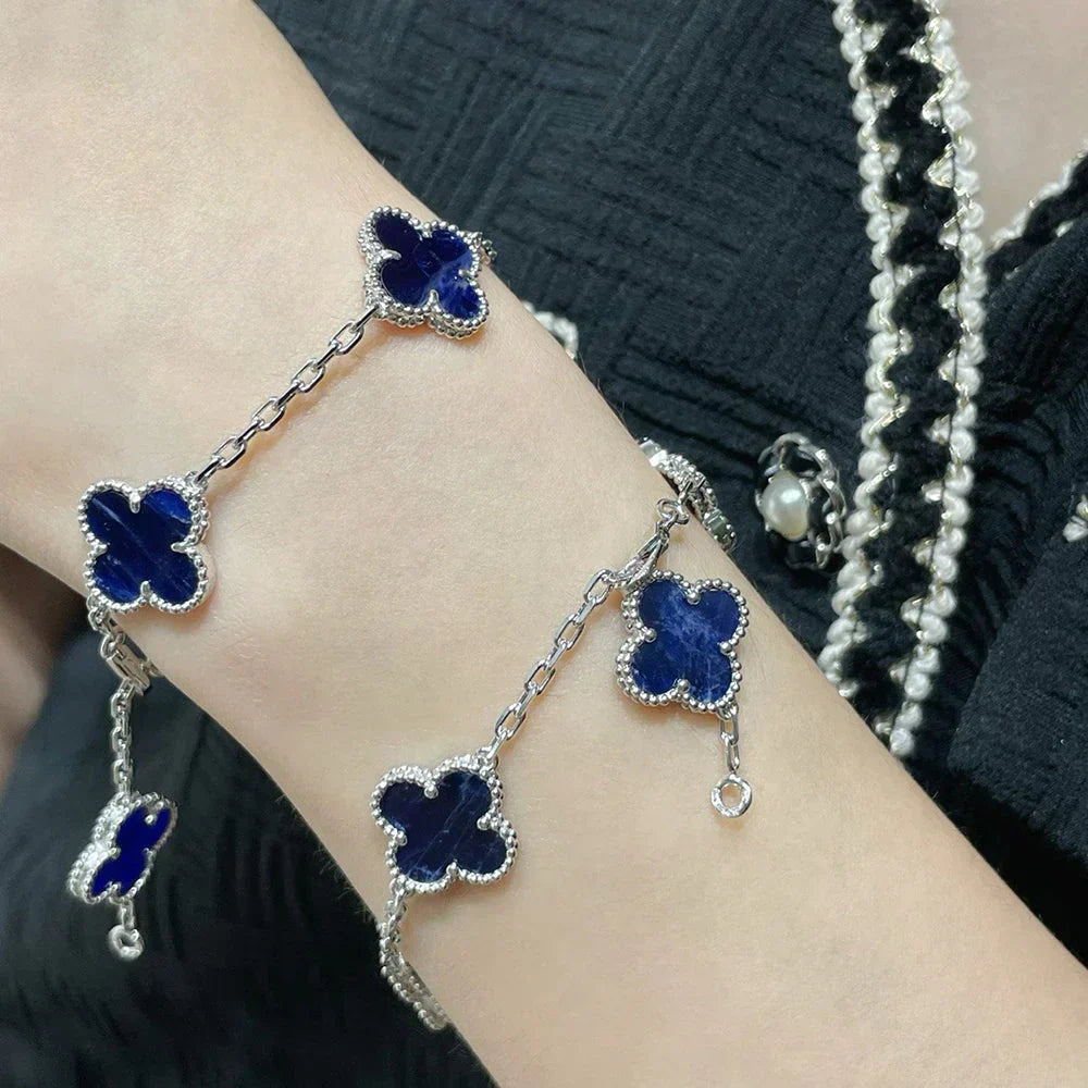 [Radiant Gem]New CLOVER 5 MOTIF PIETERSITE BRACELET COLLECTION