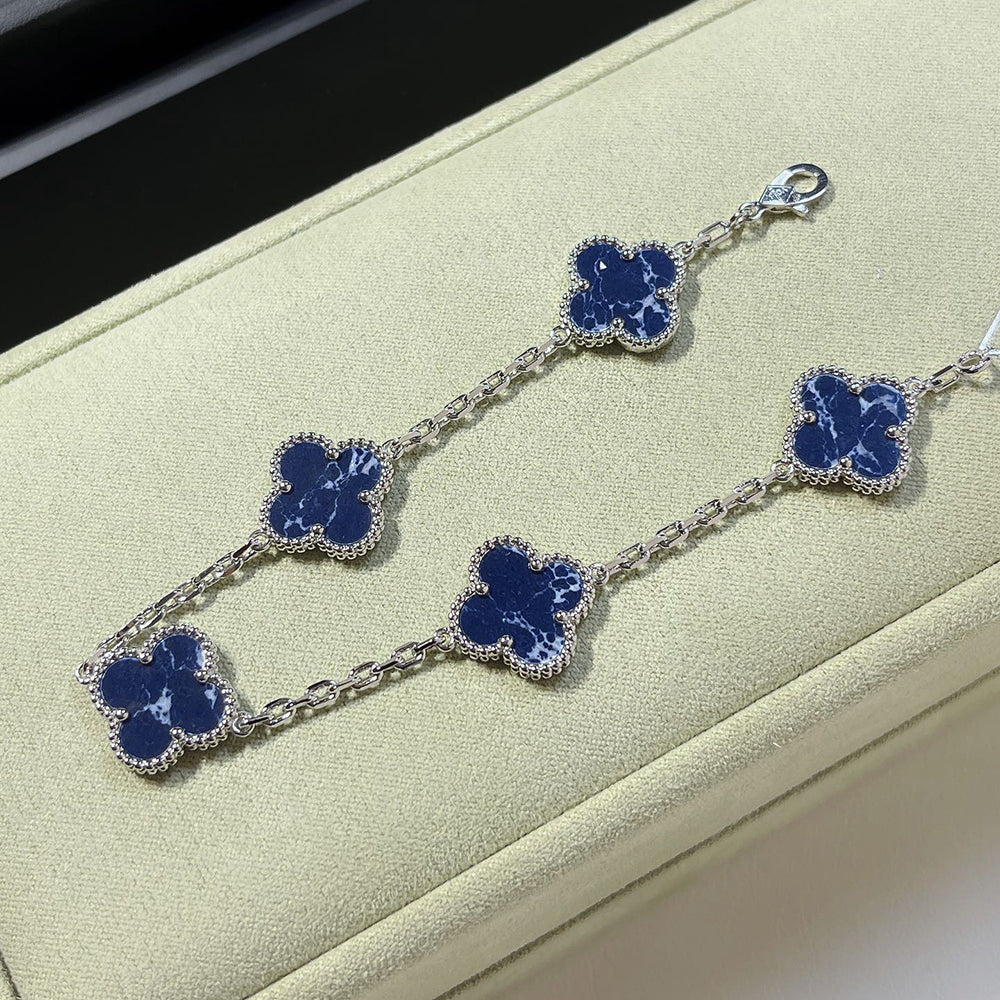 [Radiant Gem]New CLOVER 5 MOTIF PIETERSITE BRACELET COLLECTION