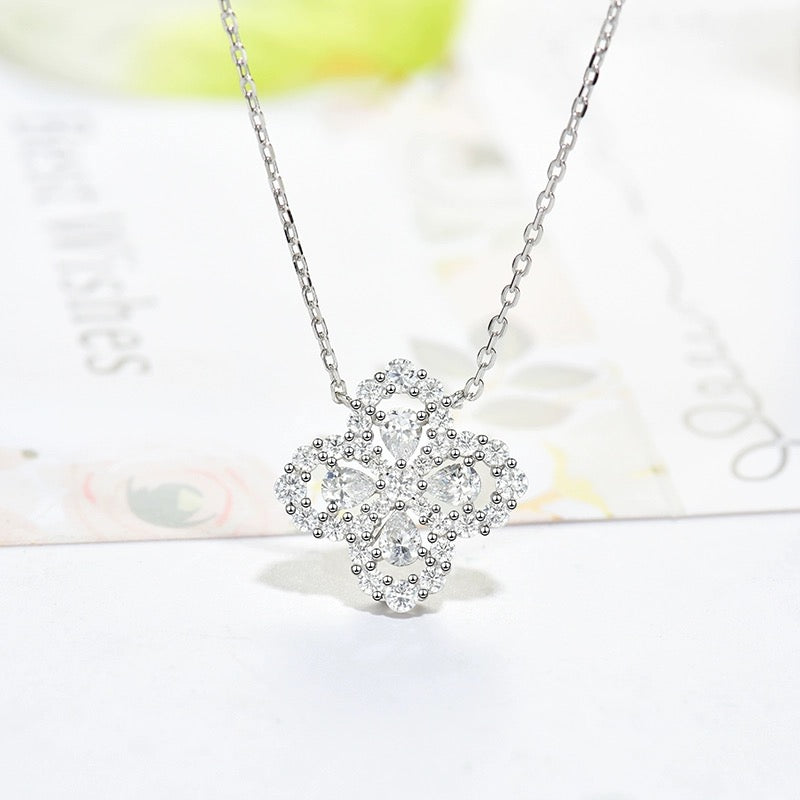 [Radiant Gem]¯LOOP NECKLACE FULL MOTIF DIAMOND 16MM MULTIPLE COLORS