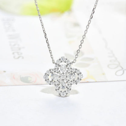 [Radiant Gem]¯LOOP NECKLACE FULL MOTIF DIAMOND 16MM MULTIPLE COLORS