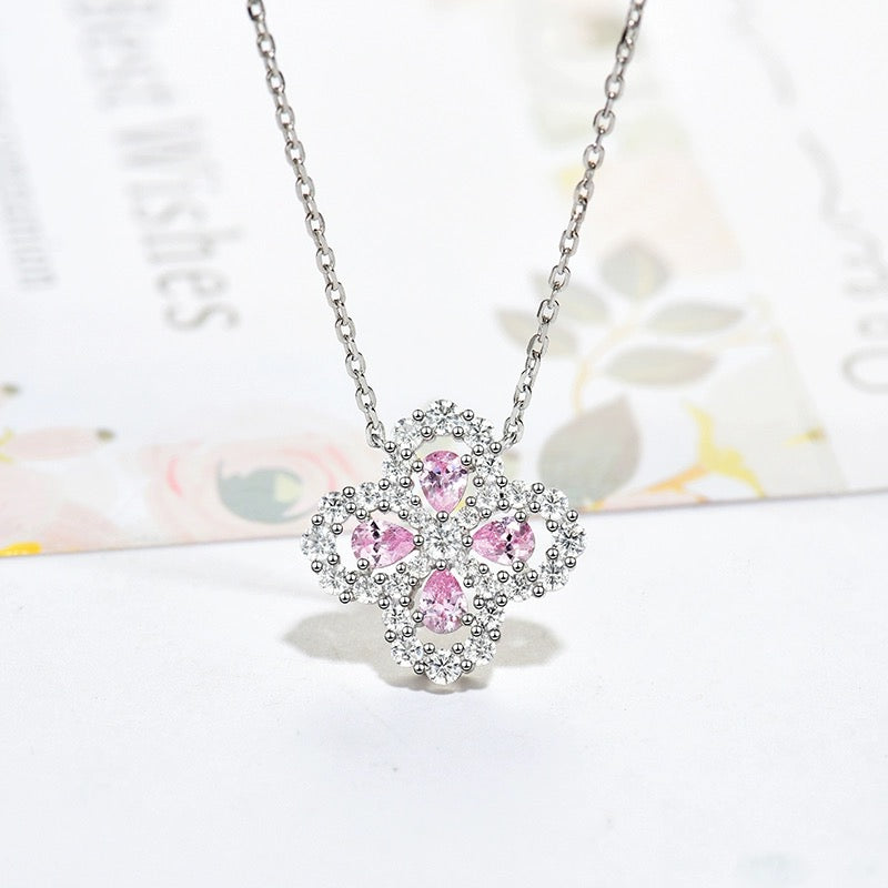 [Radiant Gem]¯LOOP NECKLACE FULL MOTIF DIAMOND 16MM MULTIPLE COLORS