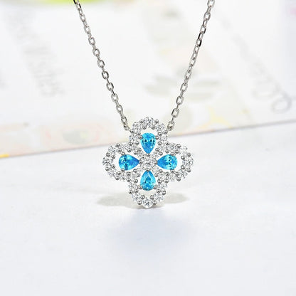 [Radiant Gem]¯LOOP NECKLACE FULL MOTIF DIAMOND 16MM MULTIPLE COLORS