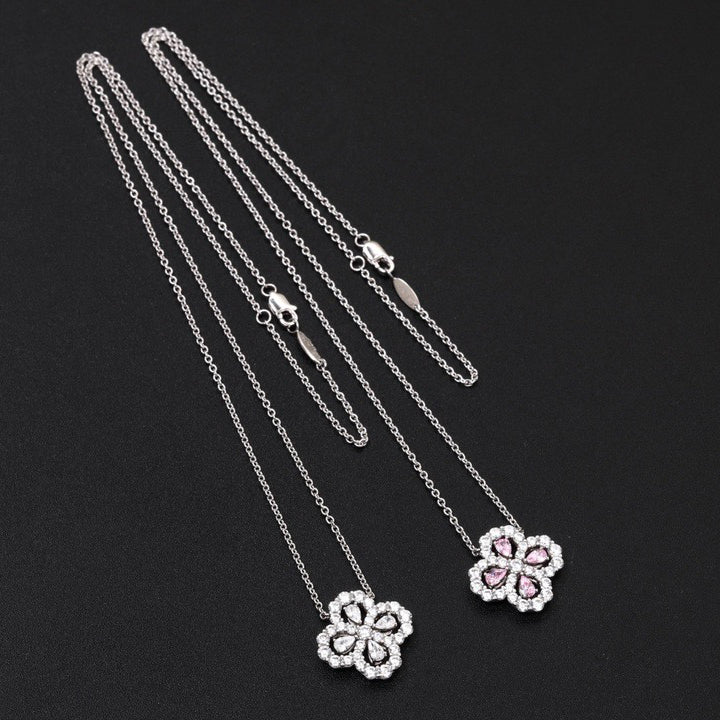 [Radiant Gem]¯LOOP NECKLACE FULL MOTIF DIAMOND 16MM MULTIPLE COLORS