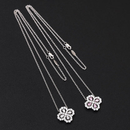 [Radiant Gem]¯LOOP NECKLACE FULL MOTIF DIAMOND 16MM MULTIPLE COLORS