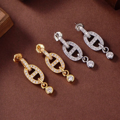 [Radiant Gem]¯HM CHAINE DIAMOND EARRINGS