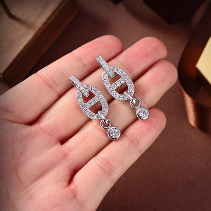 [Radiant Gem]¯HM CHAINE DIAMOND EARRINGS