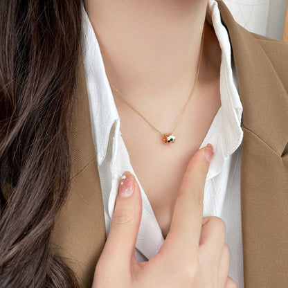 [Radiant Gem]¯BEE MINI PEDANT DIAMOND NECKLACE