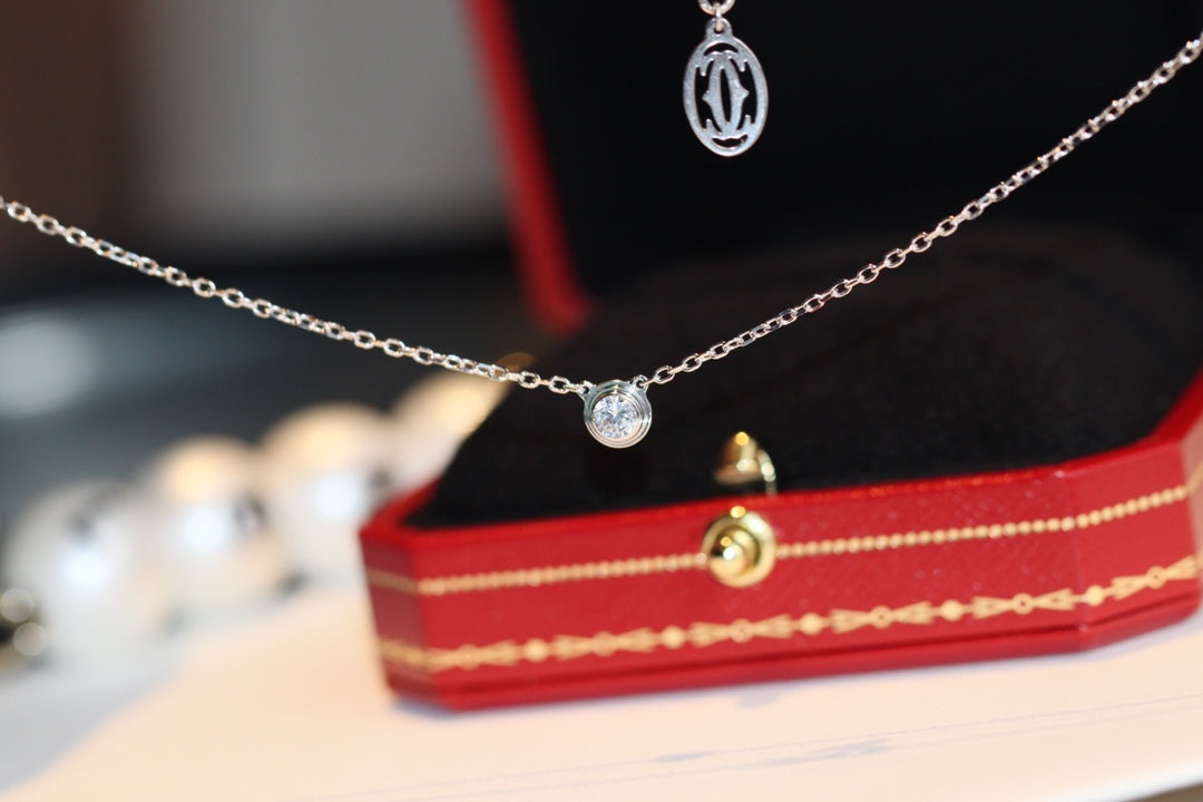 [Radiant Gem]¯DAMOUR DIAMOND NECKLACE